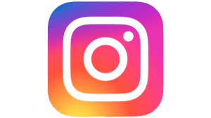 Instagram app icon: rounded square with a white outline camera logo on a purple‑pink‑orange gradient background